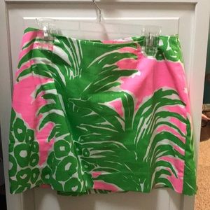Lilly Pulitzer pineapple skirt